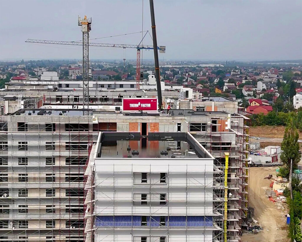 Primul ThermoFactor montat în complex Akcent City Bucureștii Noi